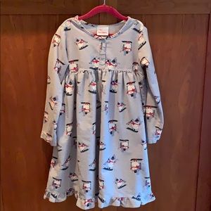 Hanna Andersson Flannel Winter Nightgown 6-7